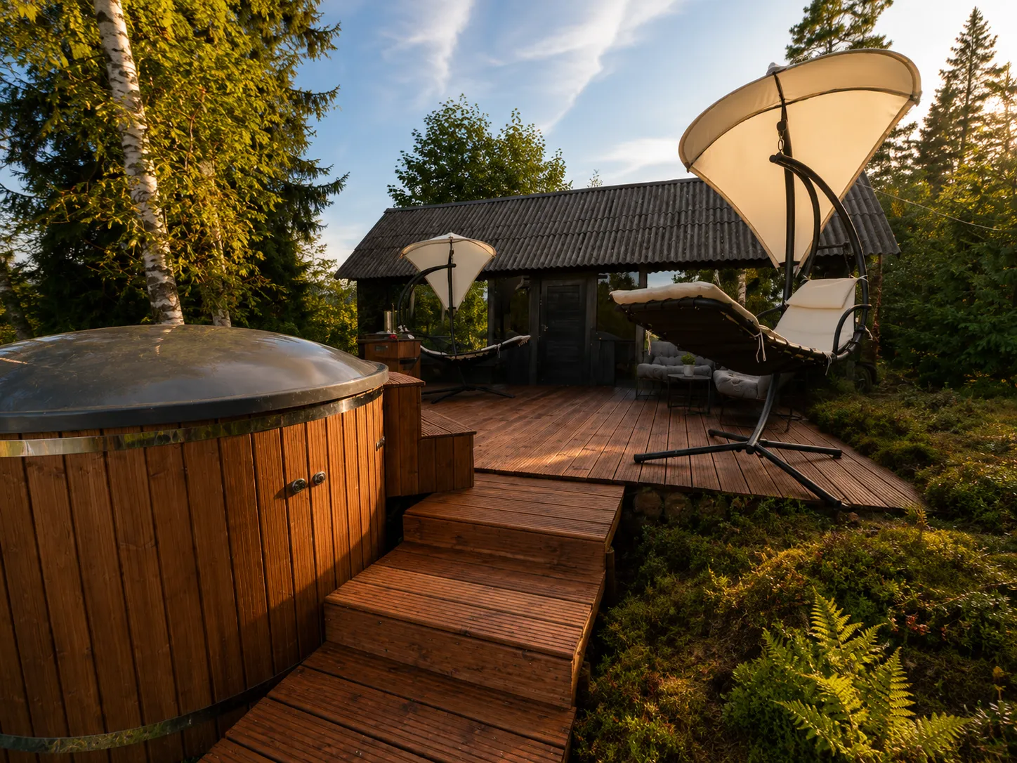 Black Forest Cabin — burbuļvanna, kino, ezers un briežu parks — 1